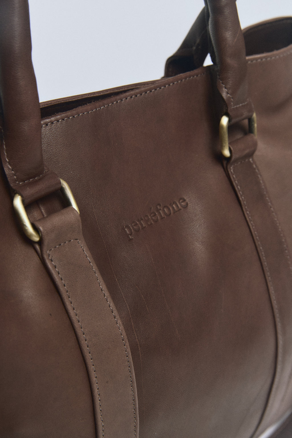 Tote Cuero Marrón 38
