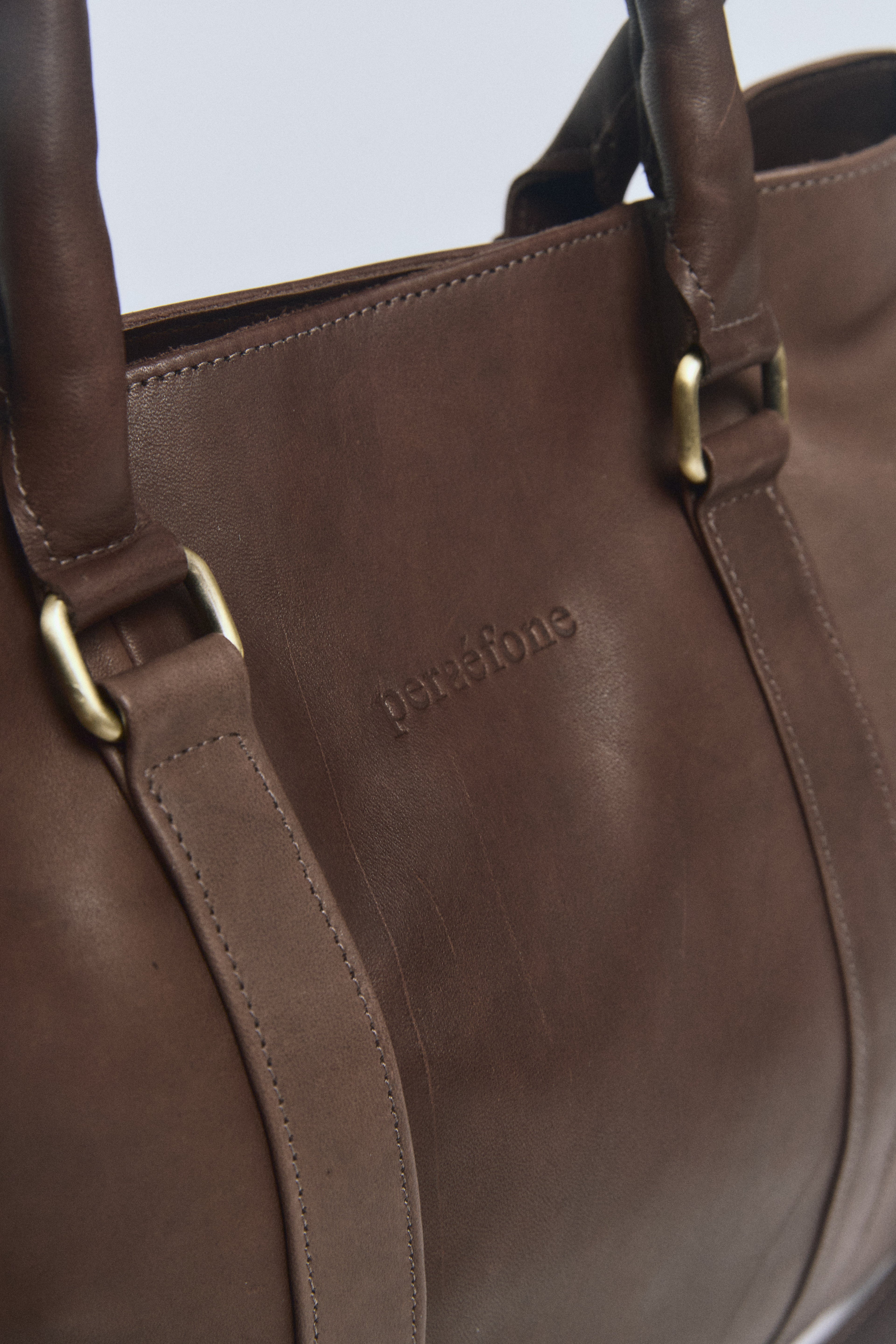 Tote Cuero Marrón 38