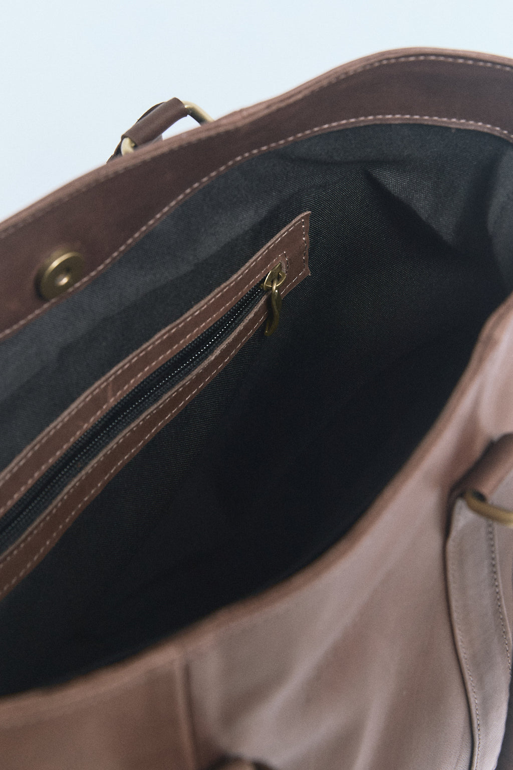 Tote Cuero Marrón 38