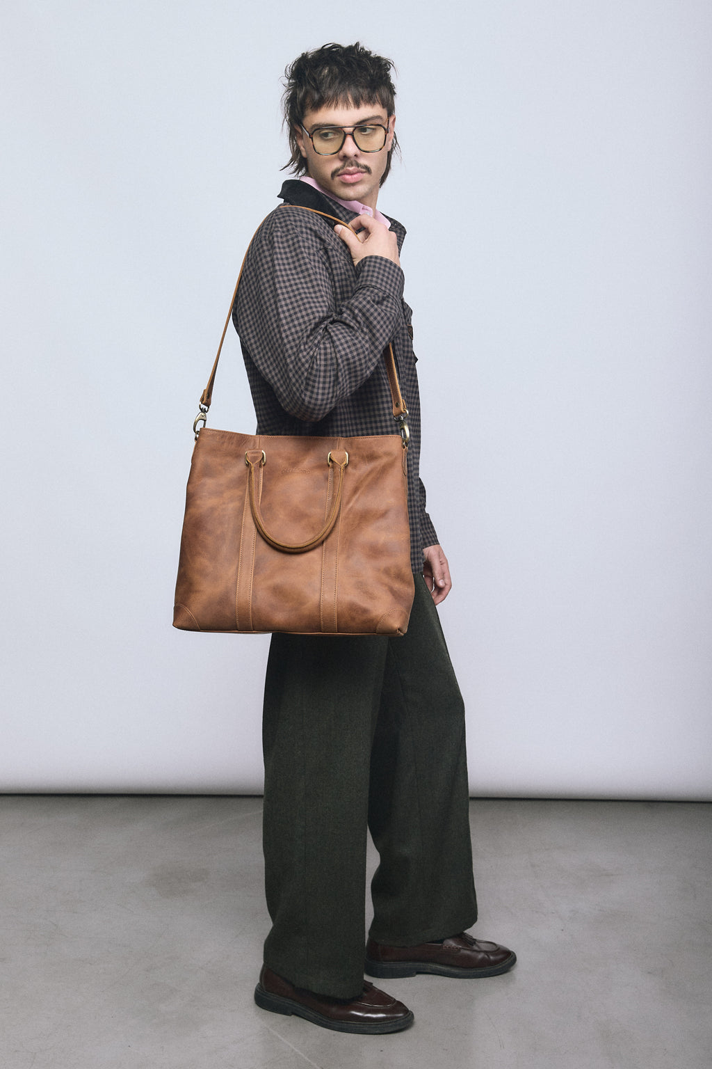 Tote Cuero Whisky 38