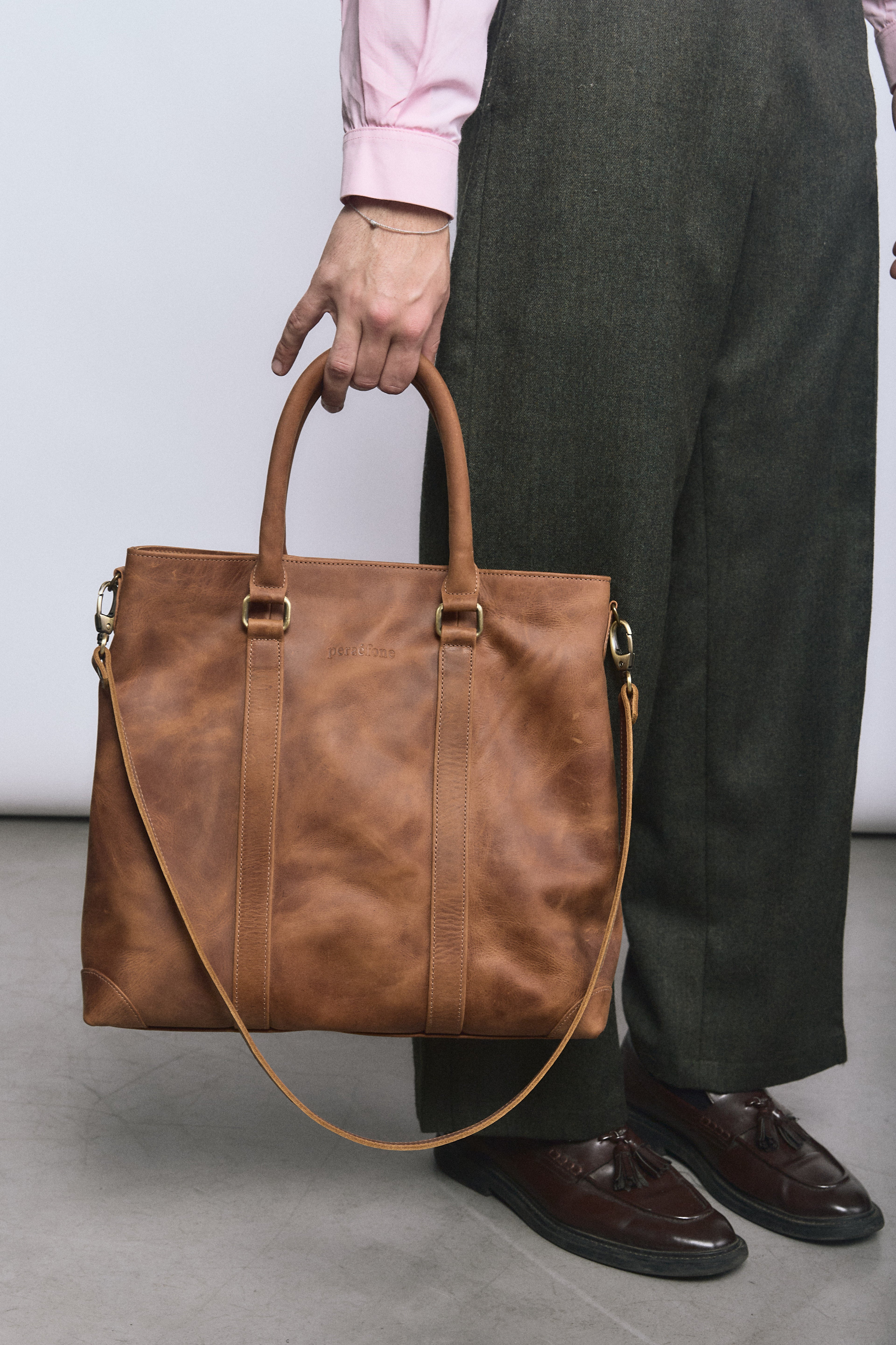 Tote Cuero Whisky 38
